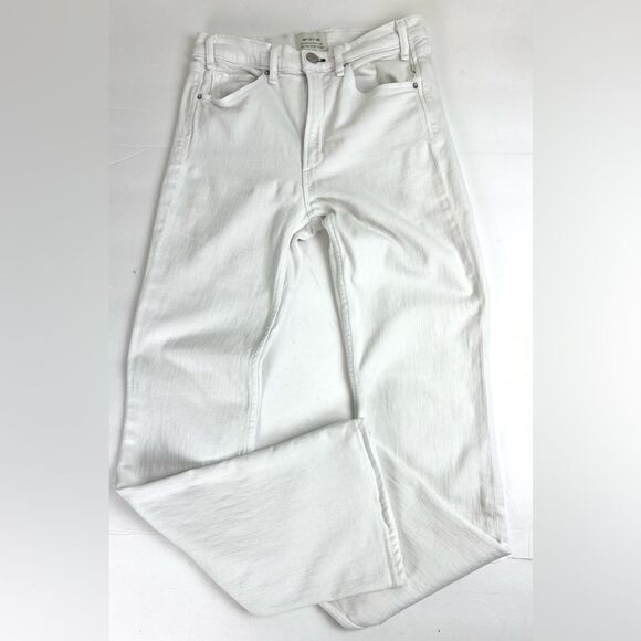Anthropologie McGuire Ginsburg Bootcut High Rise White Jeans - Picture 5 of 16